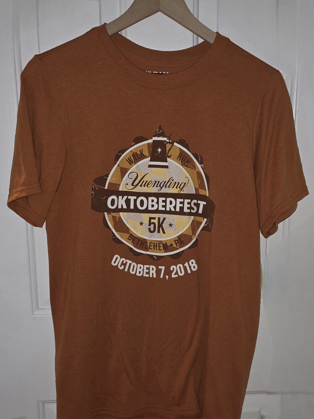 Yuengling Oktoberfest 5K Graphic Tee - Rust Orange